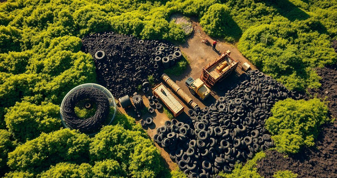 Reciclagem de Pneus: Benefícios e Métodos