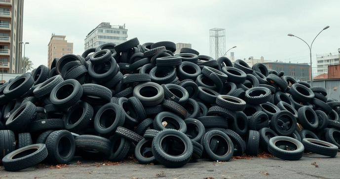 Descarte de pneus em SP é essencial para o meio ambiente e a saúde pública