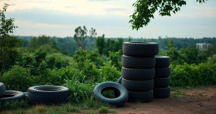 Quem compra pneus velhos para reciclar e como isso beneficia o meio ambiente
