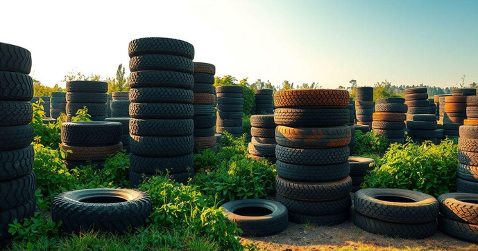 Reciclagem de Pneus: Transformando Desperdício em Sustentabilidade e Inovação