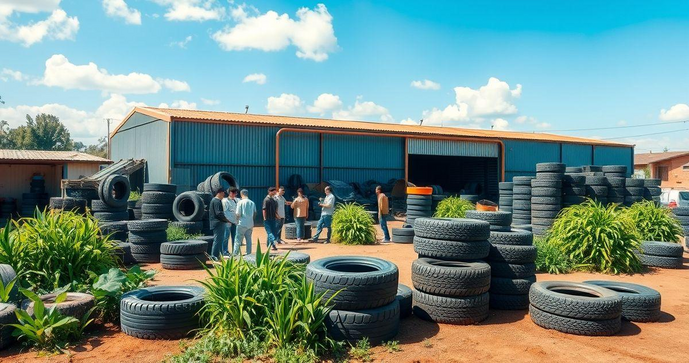 Como escolher uma empresa de reciclagem de pneus eficiente e sustentável