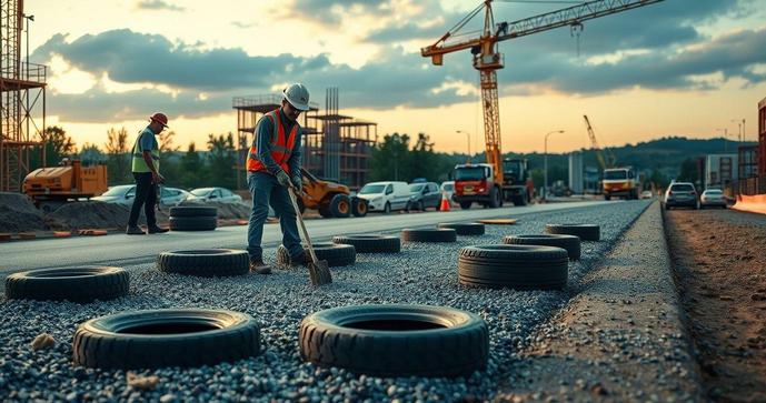 Granulado de Pneu: Benefícios e Aplicações Sustentáveis