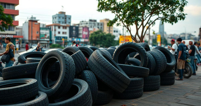Como realizar o descarte de pneus usados em São Paulo de forma correta