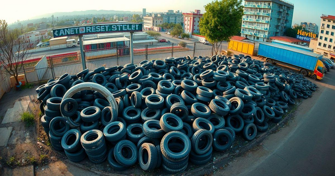 Descubra os Pontos de Coleta de Pneus Inservíveis Cadastrados na sua Região