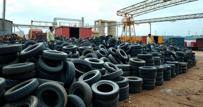Quem compra pneus velhos para reciclar e como encontrar essas empresas