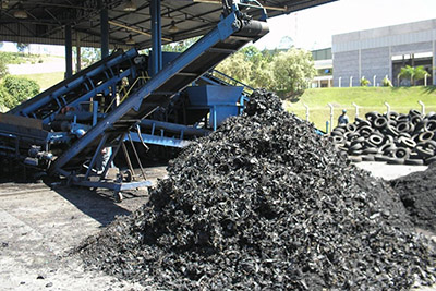 Pontos de coleta de pneus inservíveis cadastrados